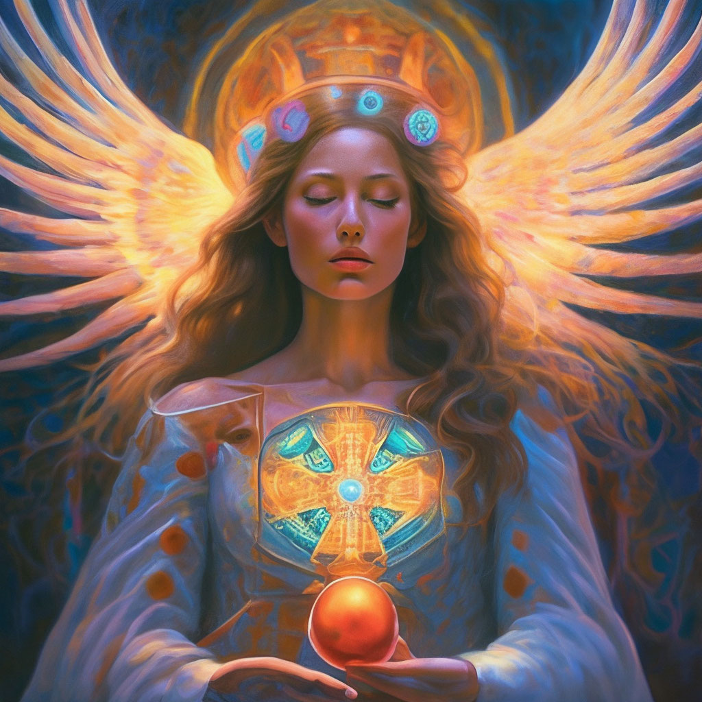 "To heal" — image created in Shedevrum