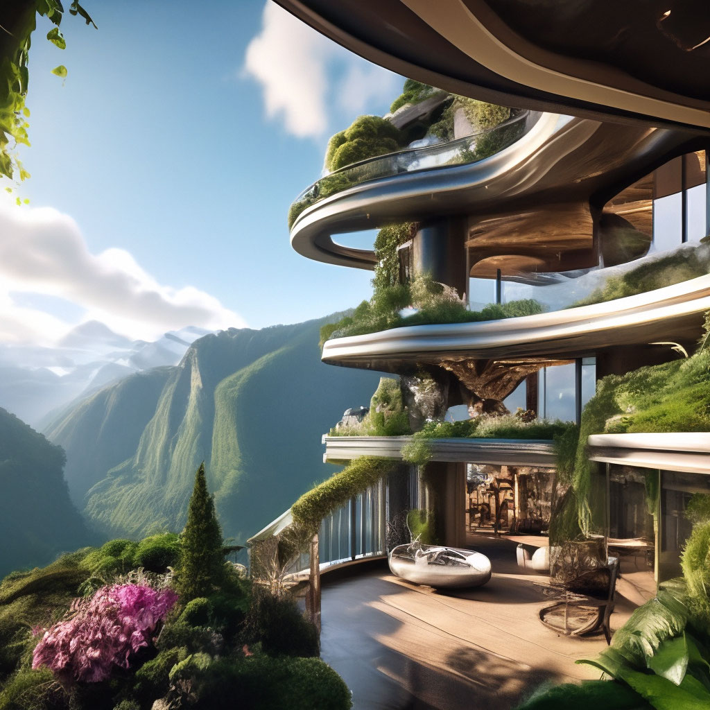 "A fantasy and futuristic world where nature and technology collide in ...