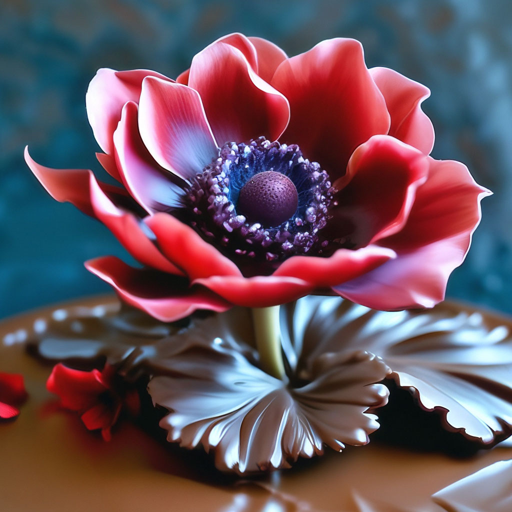 Шоколадные цветок, анемоны, бархат, …» — создано в Шедевруме