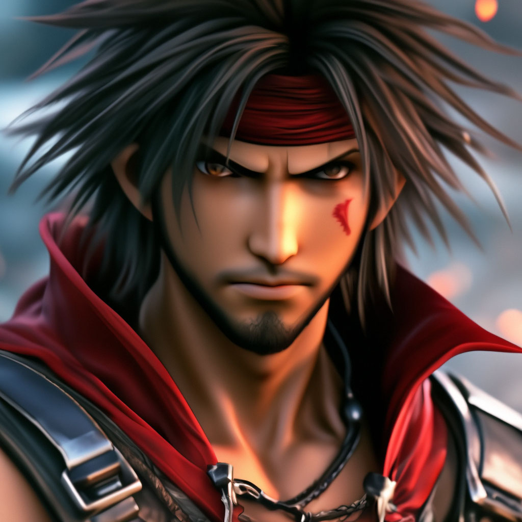 "Jecht, final fantasy" — image created in Shedevrum