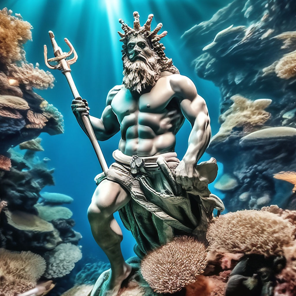 Царь Нептун,дух воды, покровитель …» — создано в Шедевруме