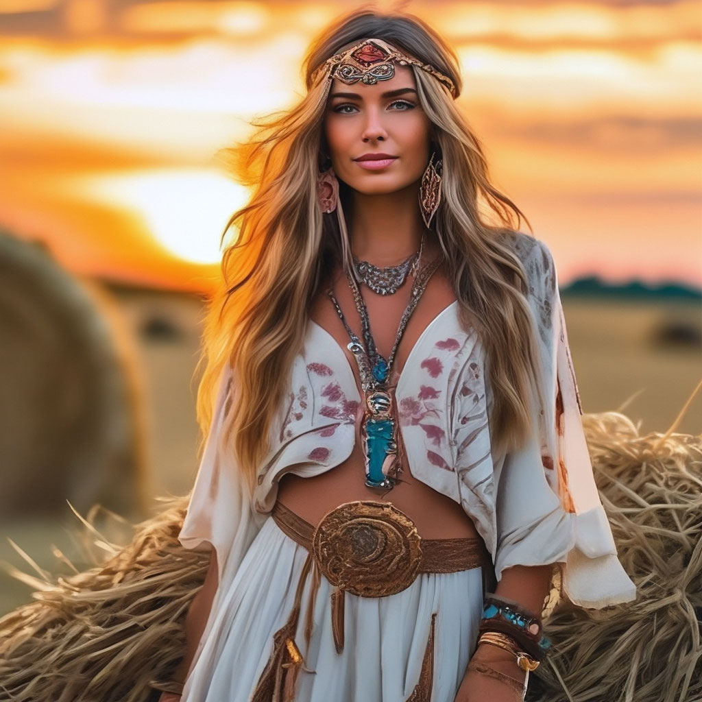 Hippie girl outfit best sale