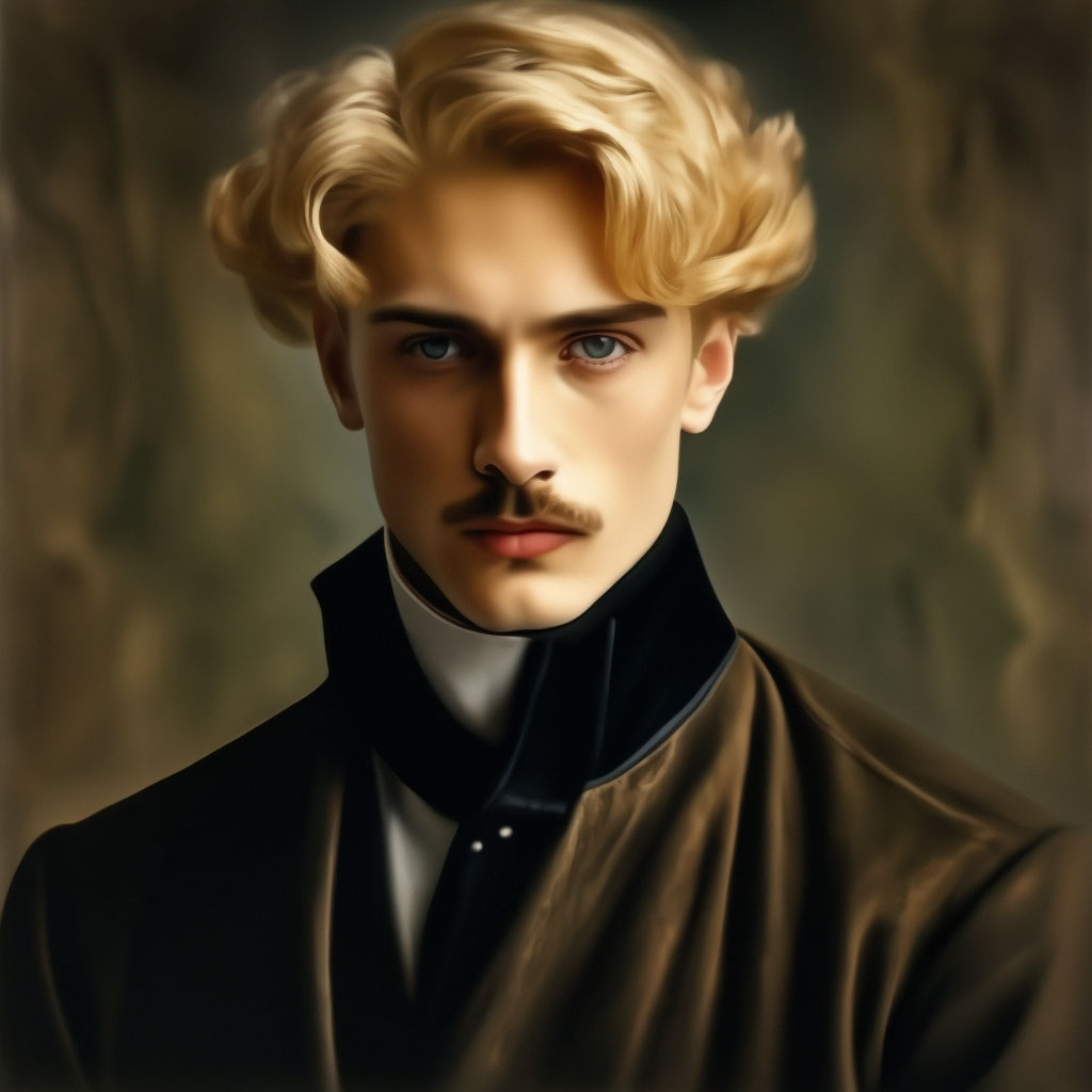 "Grigory Pechorin... a blond young man with a mustache fashionably ...