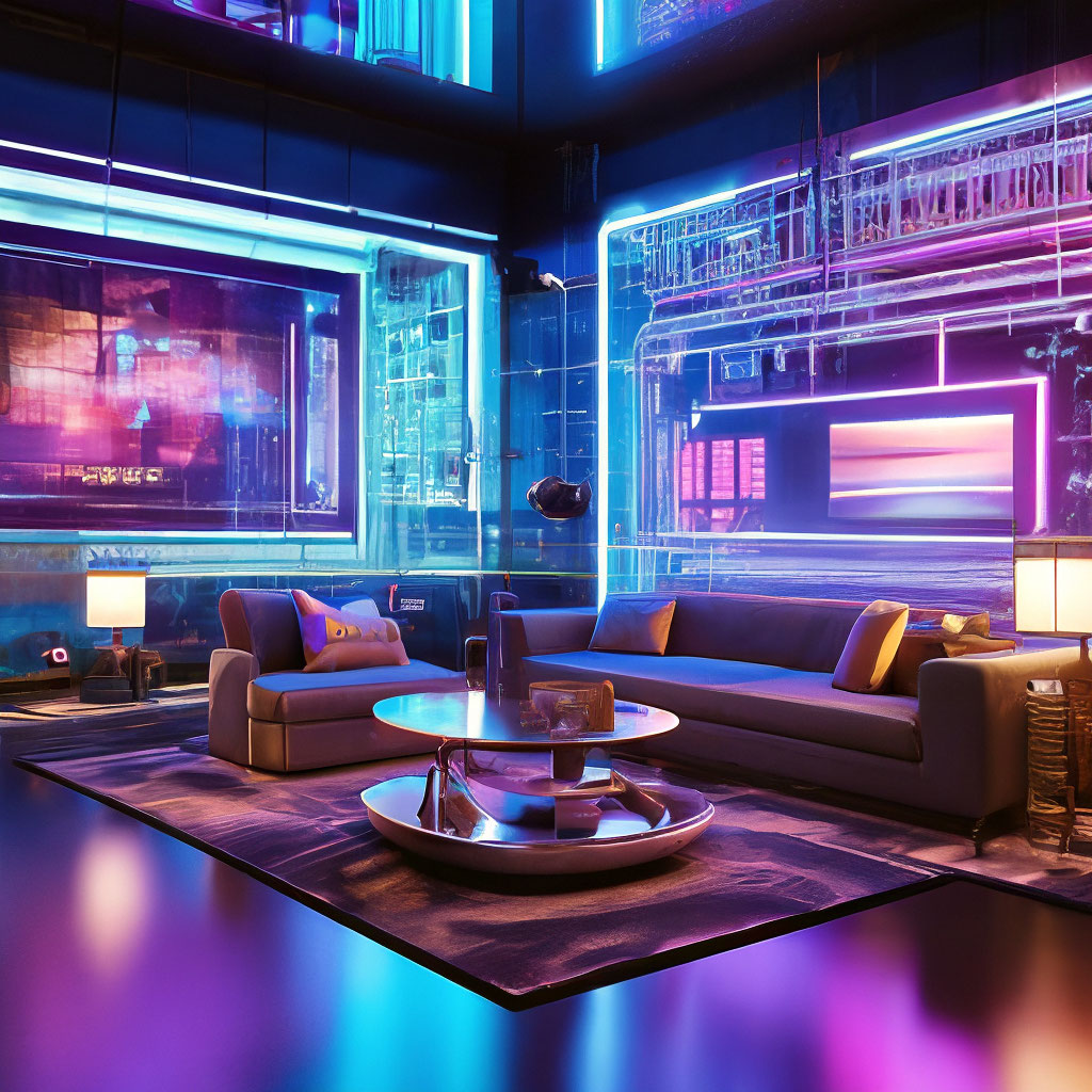 ""Imagine a world where interior design meets cutting-edge technology ...