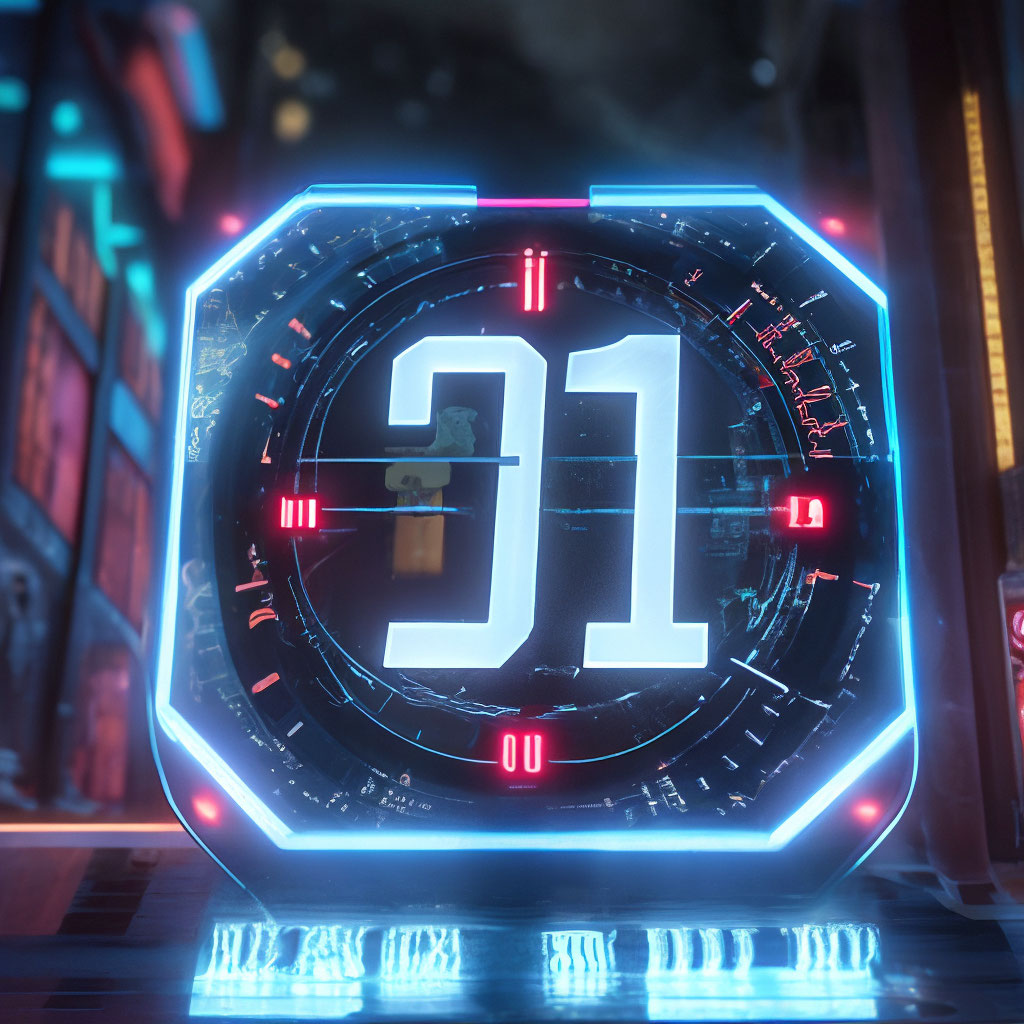 "December 01 Square digital electronic clock,digits+white neon,on ...