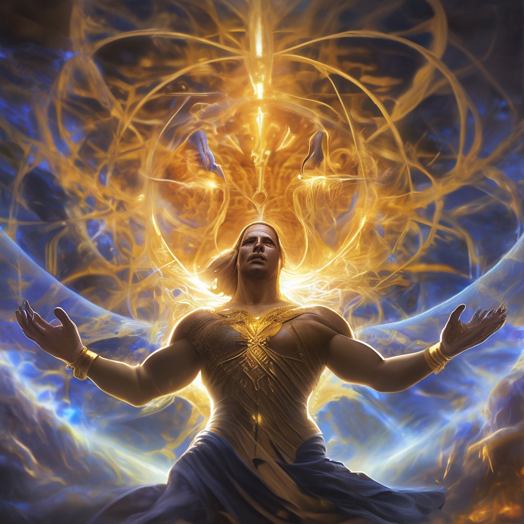"And he made Chaos the soul of creation" — image created in Shedevrum
