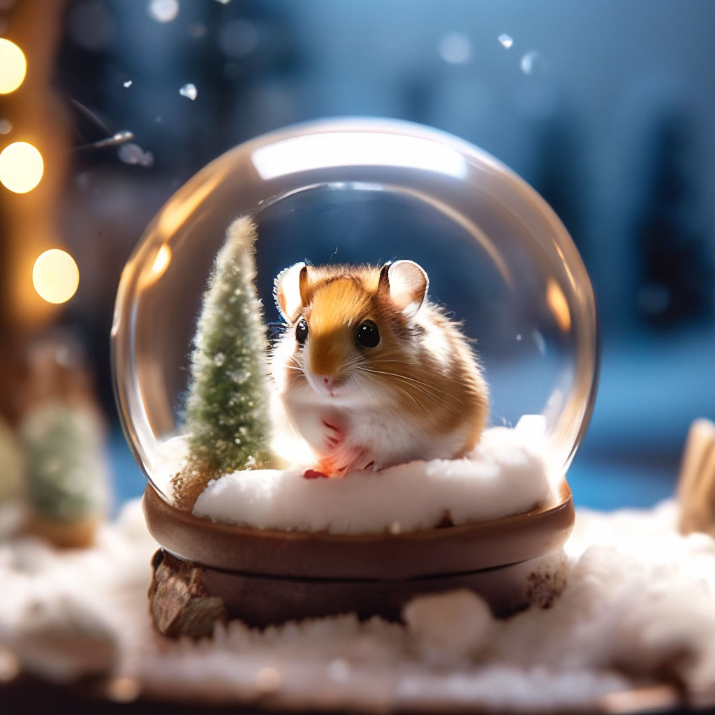 «Хомяк в шаре☄️🐹 Хомячок в …» — картинка создана в Шедевруме