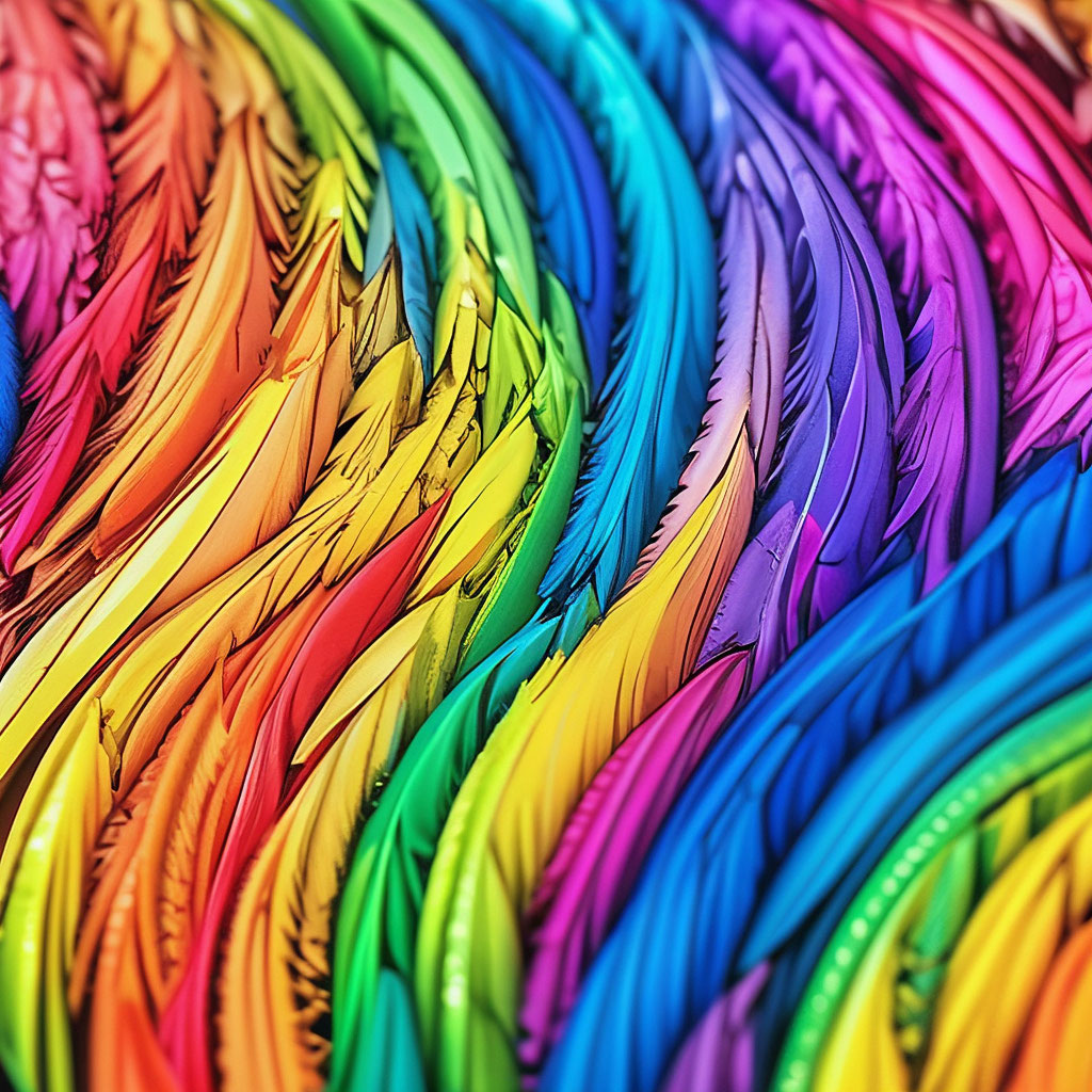 "Rainbow: pattern, aesthetic, beautiful, professional photo, 4k, high ...