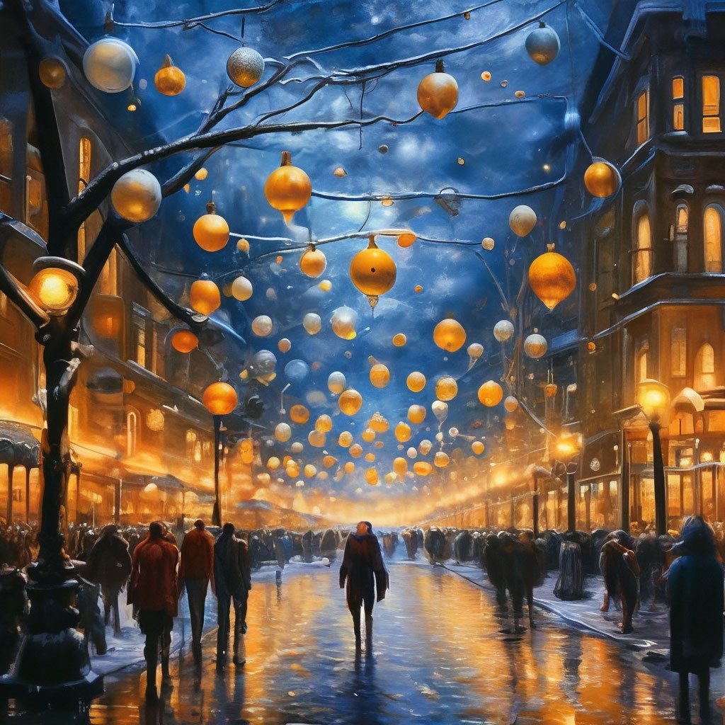 "26 days before the new year🥳🥳🥳" — image created in Shedevrum