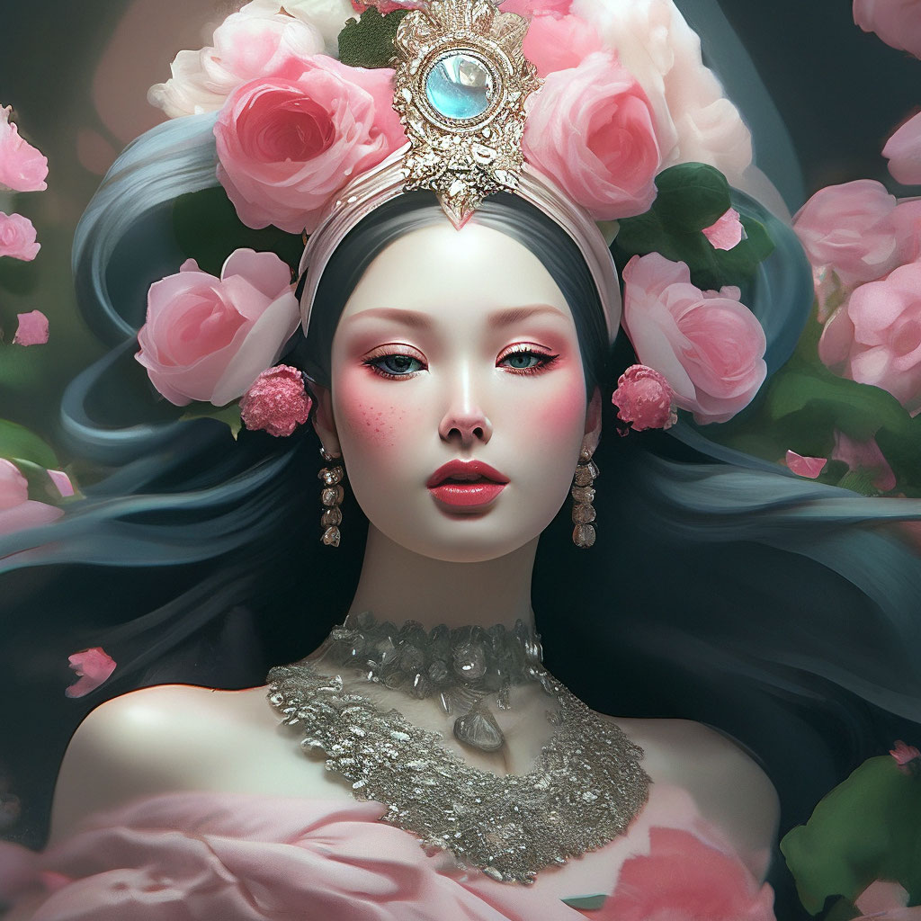 "Beauty" — image created in Shedevrum
