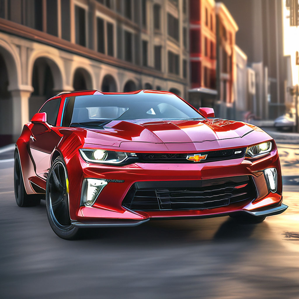 "The New Red Chevrolet Camaro with 4k Zippers is Realistic" — image ...