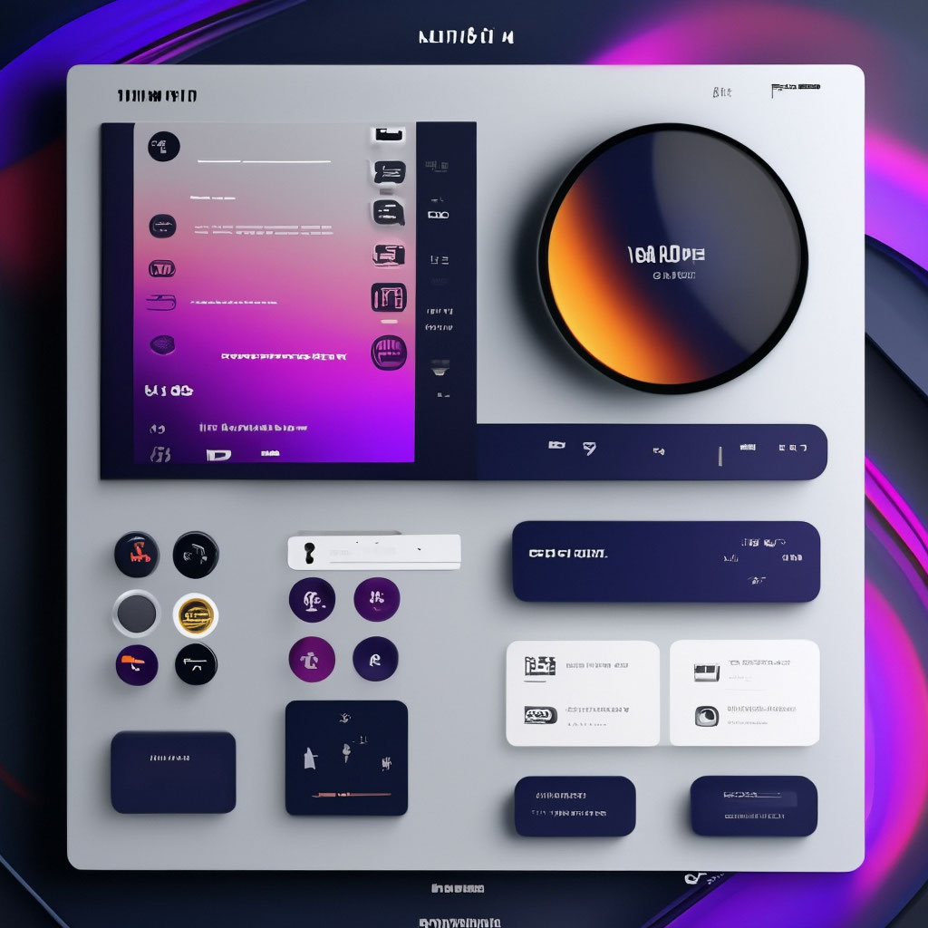 "Cool UX/UI design solution, trendy colors, proportional elements ...