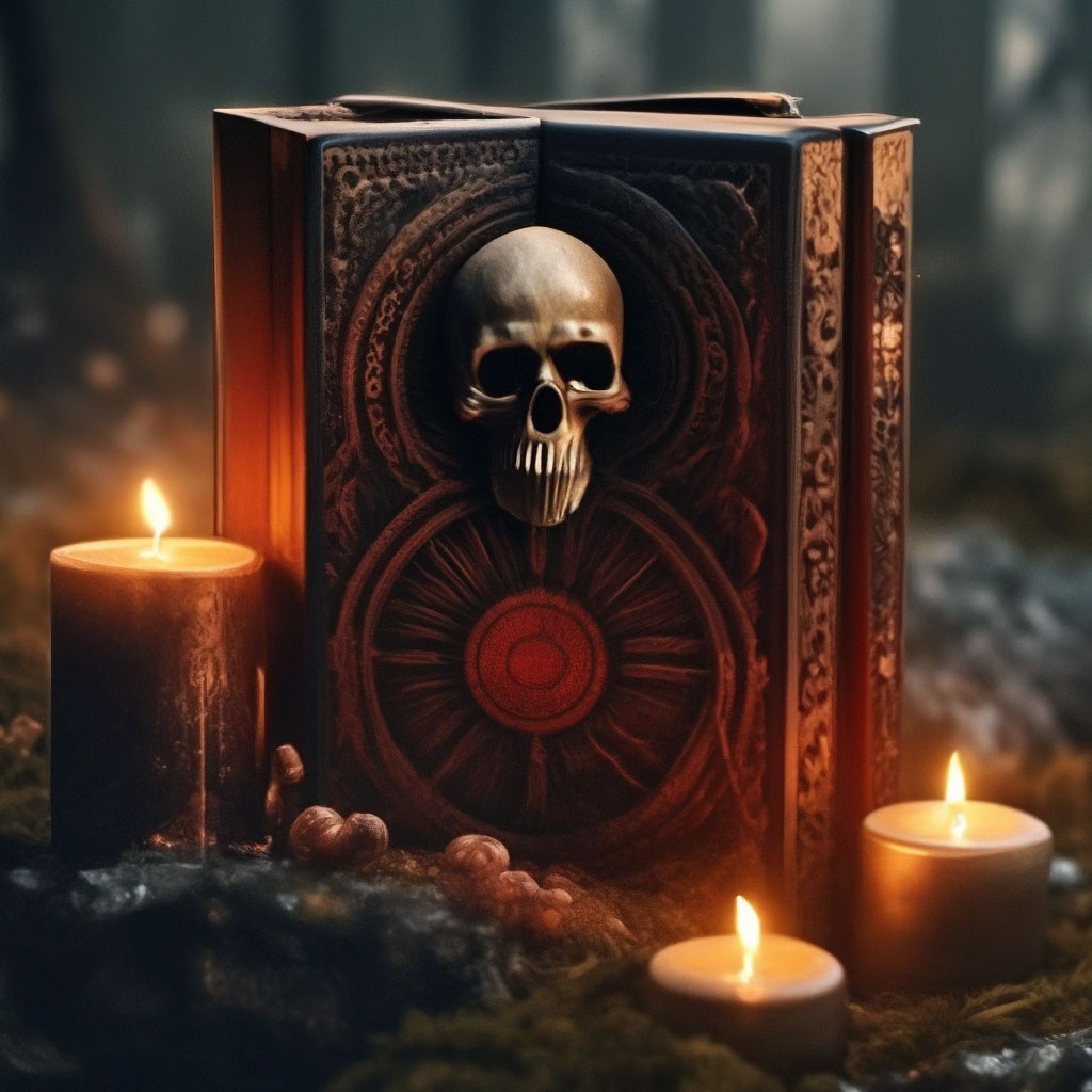"Slavic book of death, mysticism, fantasy" — image created in Shedevrum
