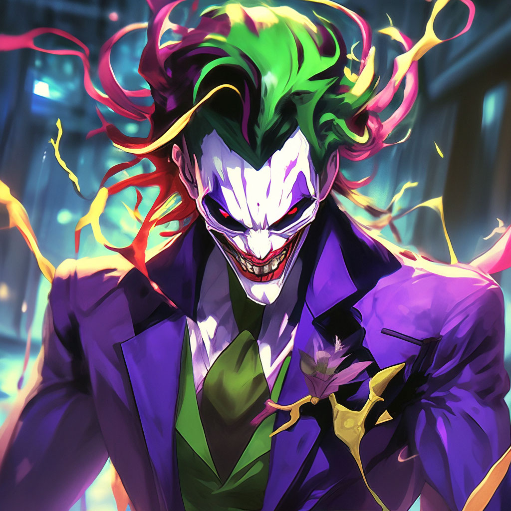 joker venom, anime.