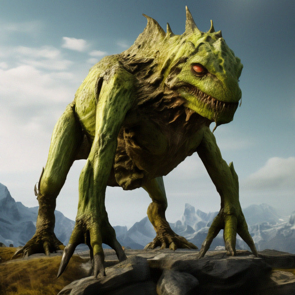 "Speculative biology, a strange huge terrestrial creature" — image ...