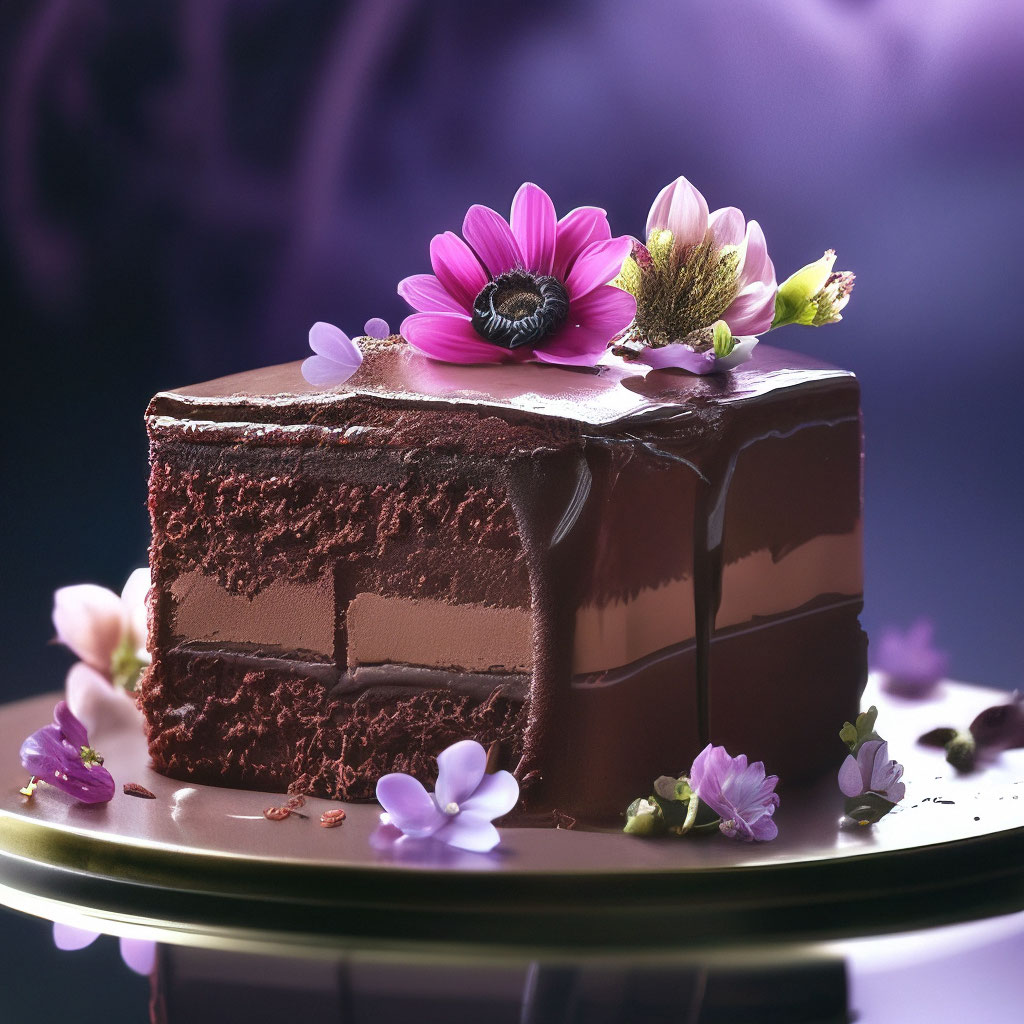 Шоколадный цветок - рецепт автора Галина