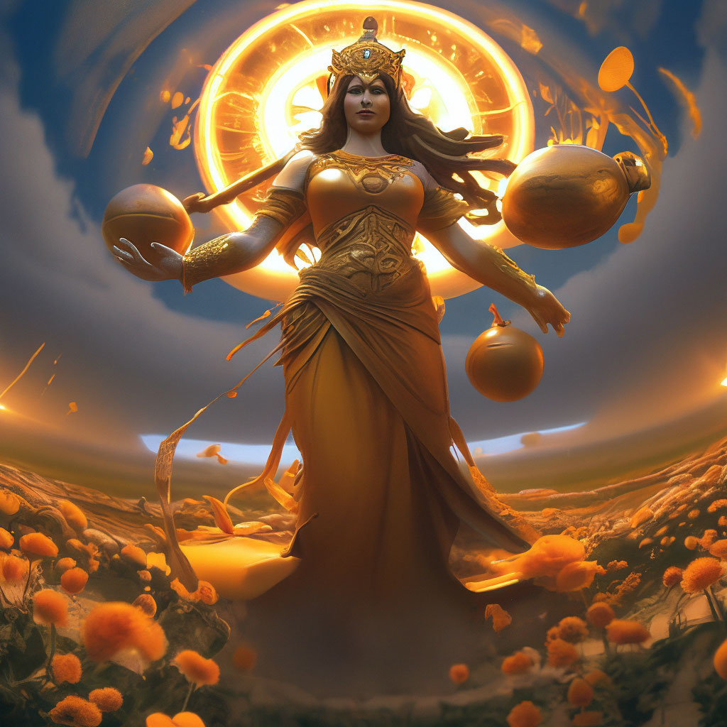 "Demeter ancient Greek goddess of the earth and fertility, patroness of ...