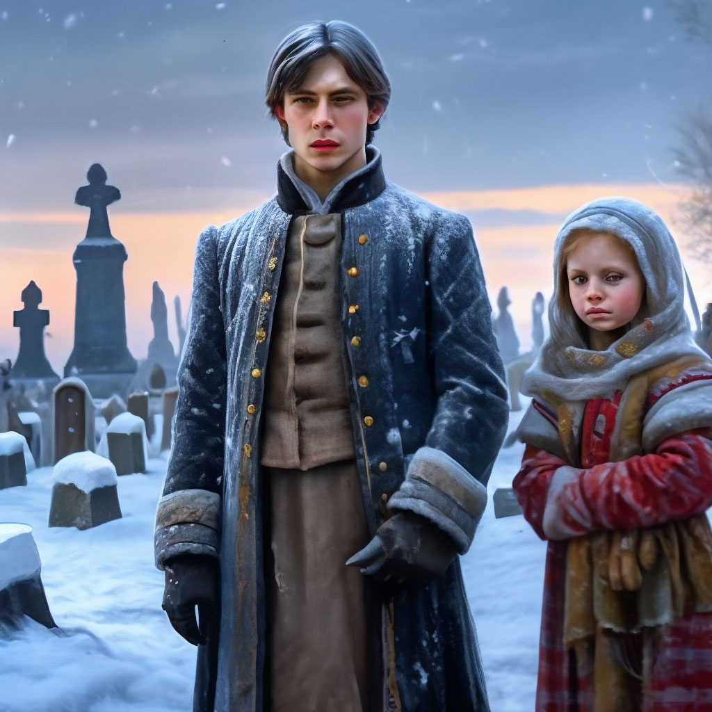 "18th century A.M.Yenshikov Jr. in Berezovo a young handsome young man ...