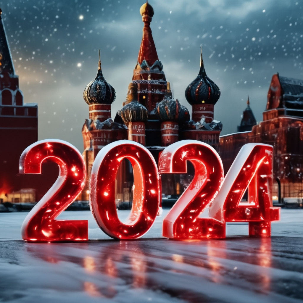 "The year 2024 the inscription is clear, all the numbers are 2044, on ...