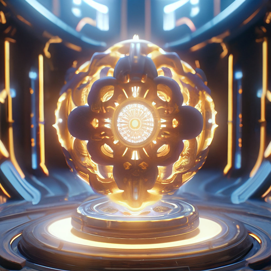 "THE CORE OF THE CREATOR'S CONSCIOUSNESS" — image created in Shedevrum