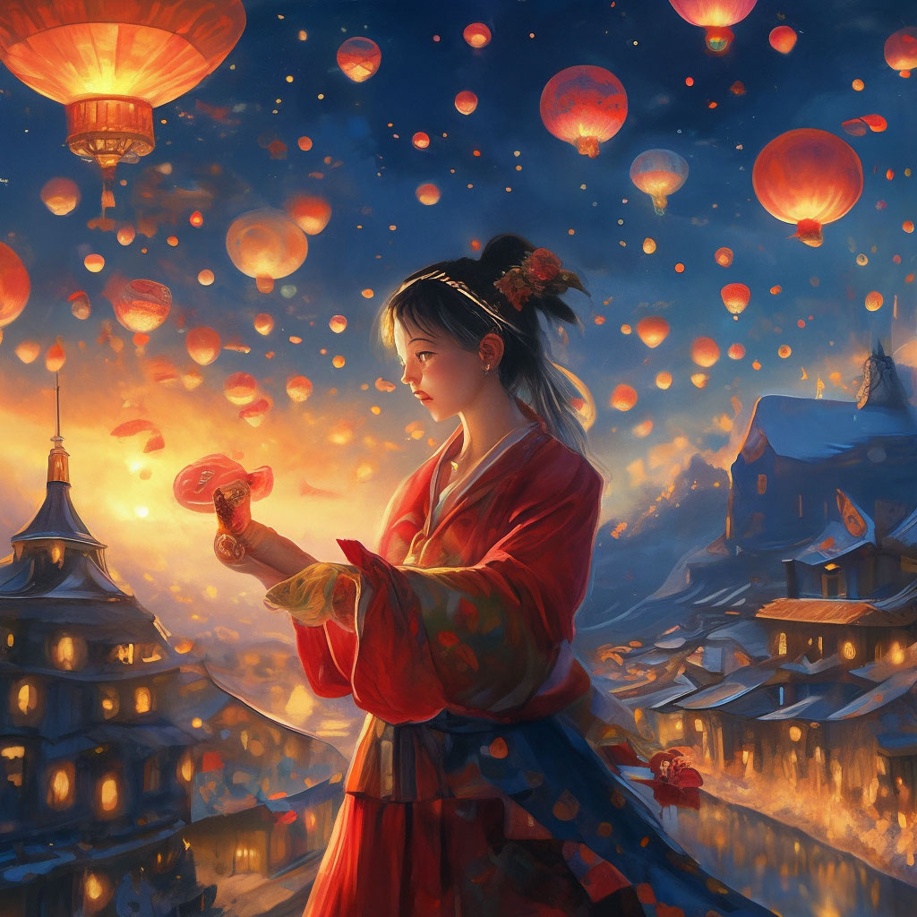 "A new life from the new year" — image created in Shedevrum