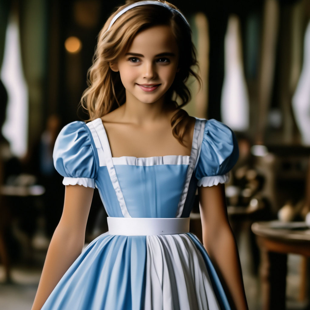 emma watson light blue dress Fans 'confused' by Emma Watson's 'gravity-defying' dress