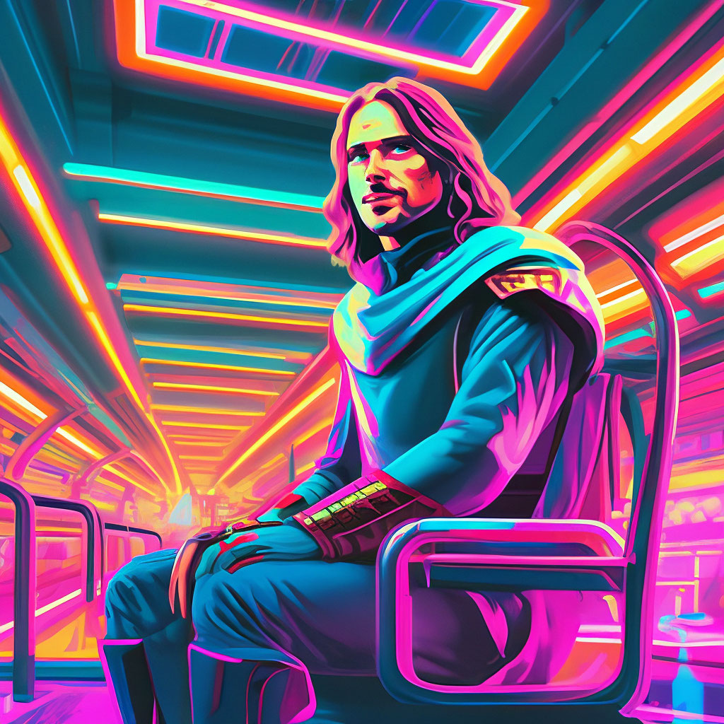 aragorn-the-son-of-arathorn-is-going-to-gondor-by-metro-sitting