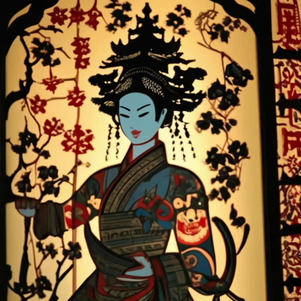 "Shadow Theater is one of the types of Chinese folk art, 5D, China, 64K ...