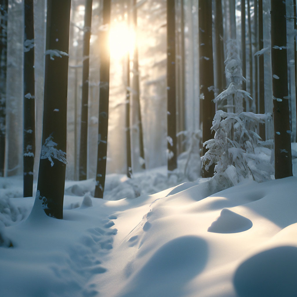 Снежный лес - 58 фото ★ биржевые-записки.рф
