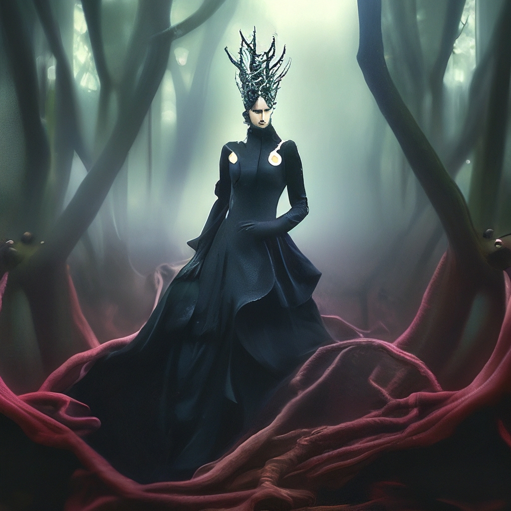 "In" — image created in Shedevrum