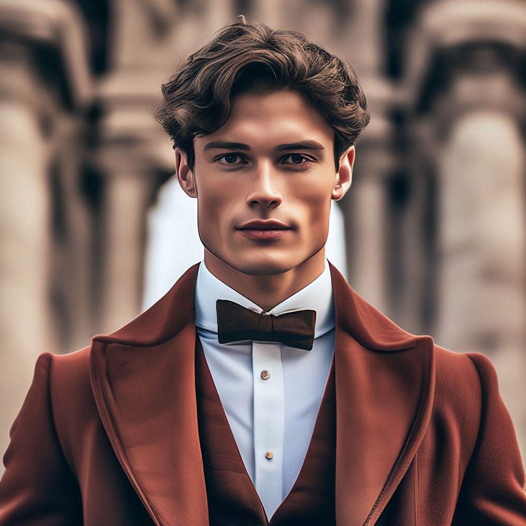 "A handsome man in the image of the month of March" — image created in ...