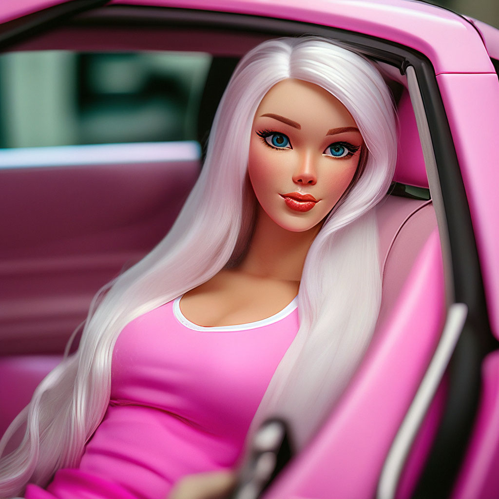 Pink barbie girl sale