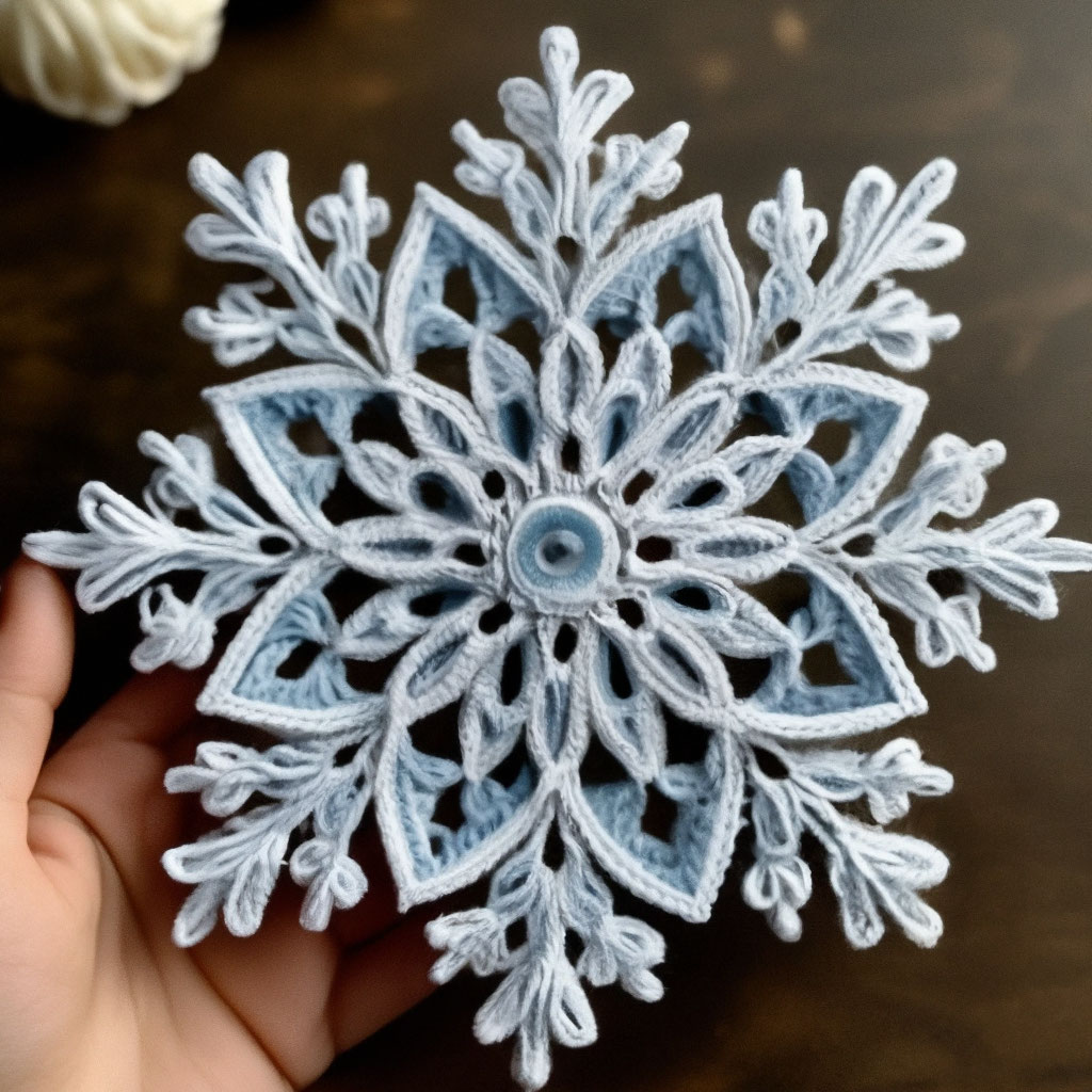 ❄️Удивительно просто! ❄️ Снежинка из пряжи 🎄 Christmas Ornaments