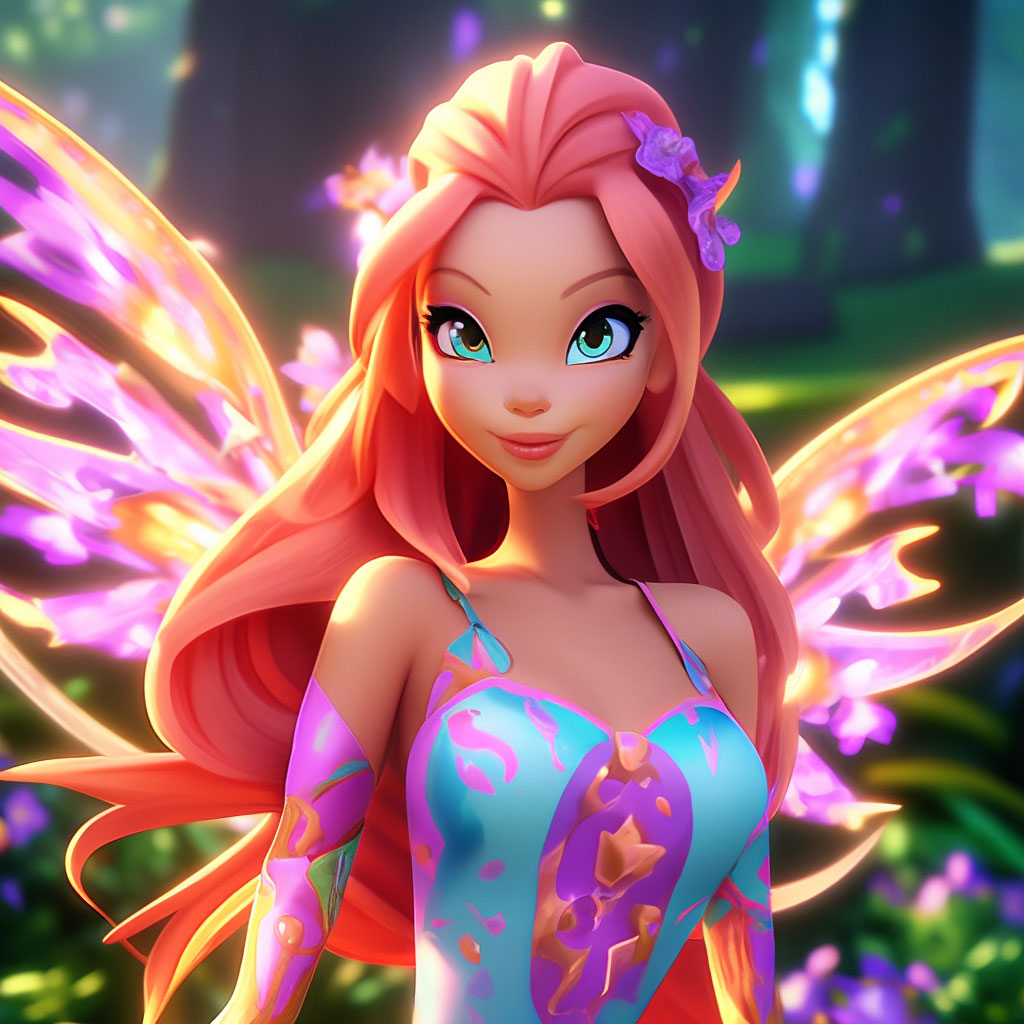Winx Flora Enchantix 3d