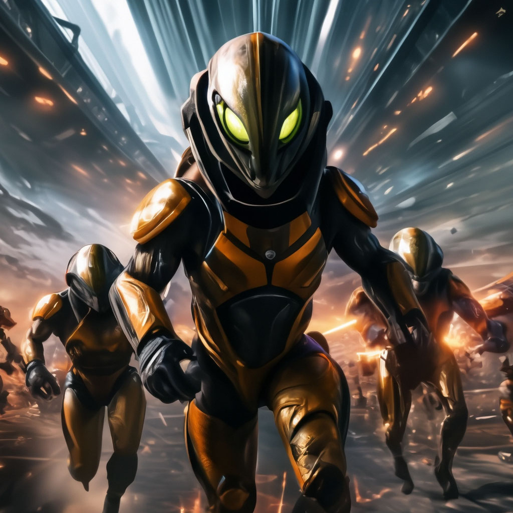 "Intergalactic sports a lot of aliens, a lot of people, a spectacle ...