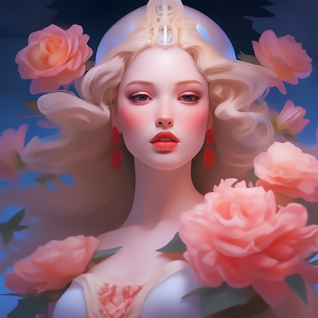 "Beauty" — image created in Shedevrum
