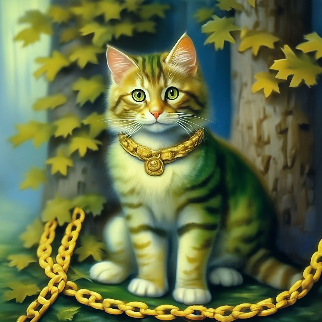 Картинка кота ученого из лукоморья