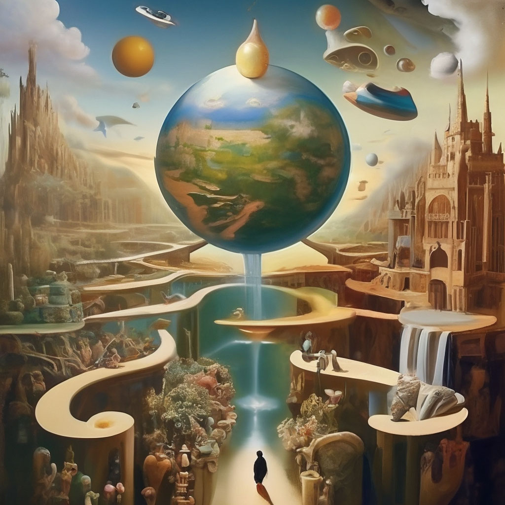 "Everything is relative in this world..." — image created in Shedevrum