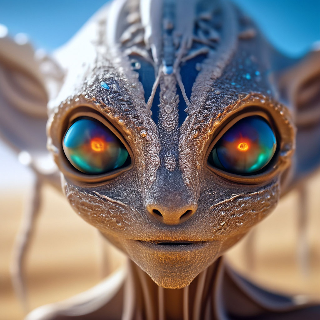 "#Nadezhdatyryshkina. Photorealism, sand creature, in symbiosis with an ...