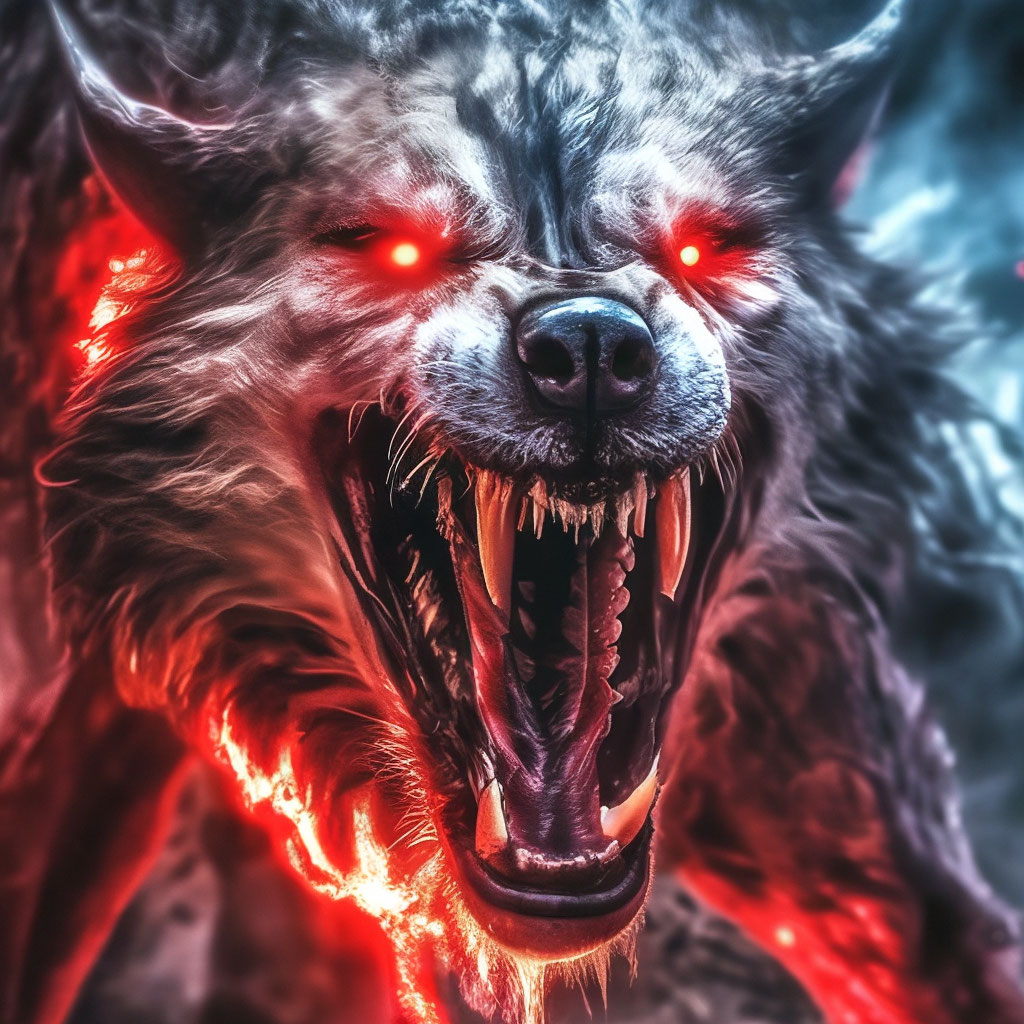 Демонический волк арт - фото и картинки вторсырье-м.рф