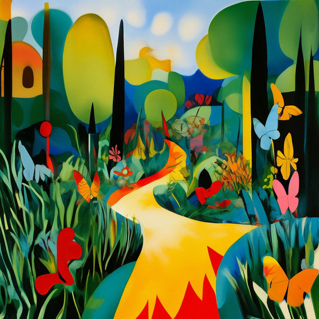 a-magical-garden-with-exotic-plants-and-colorful-butterflies-by-joan