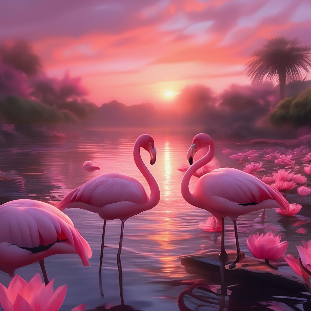 Красный/Розовый фламинго - eBird