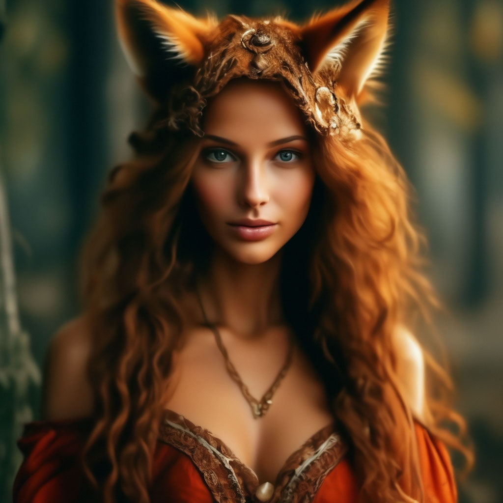 «Лиса патрикеевна» — картинка создана в Шедевруме