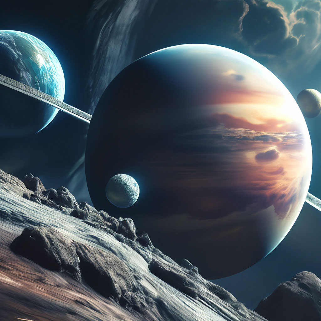 "Planets" — image created in Shedevrum