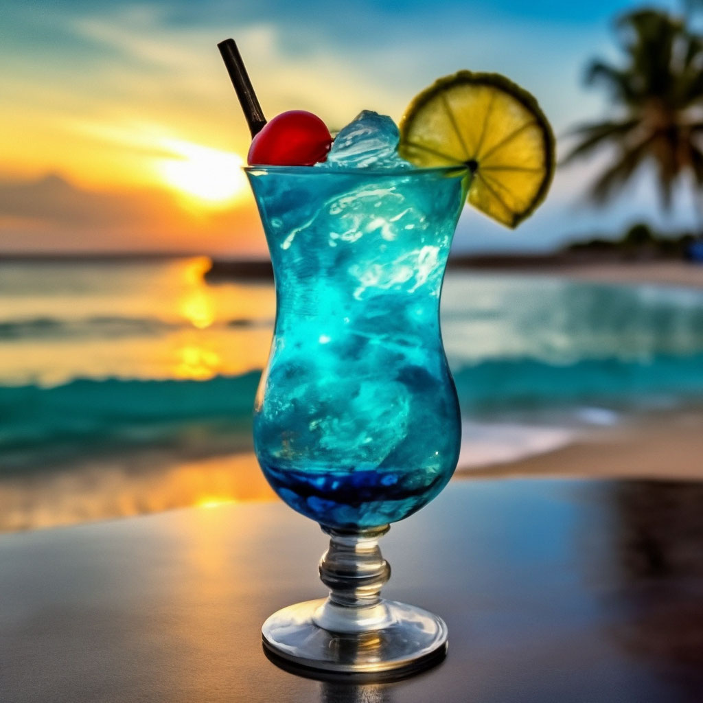 Голубая лагуна (Blue Lagoon) – коктейль из водки со «Спрайтом»