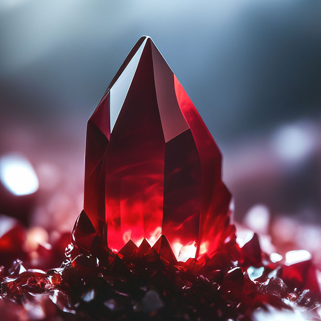 Камень души красного цвета кристалл …» — создано в Шедевруме