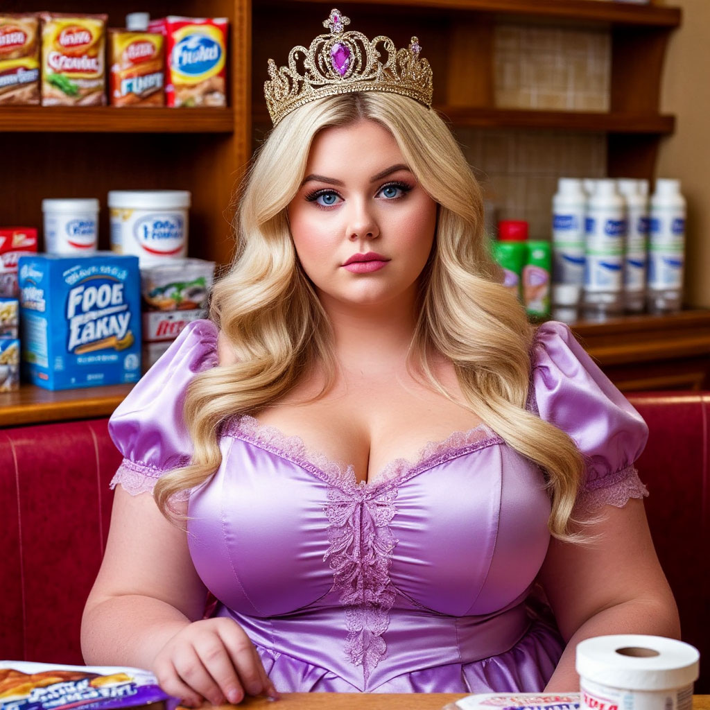 Принцесса замороженных полуфабрикатов Даша Леденцова. Создано Яндекс ИИ.