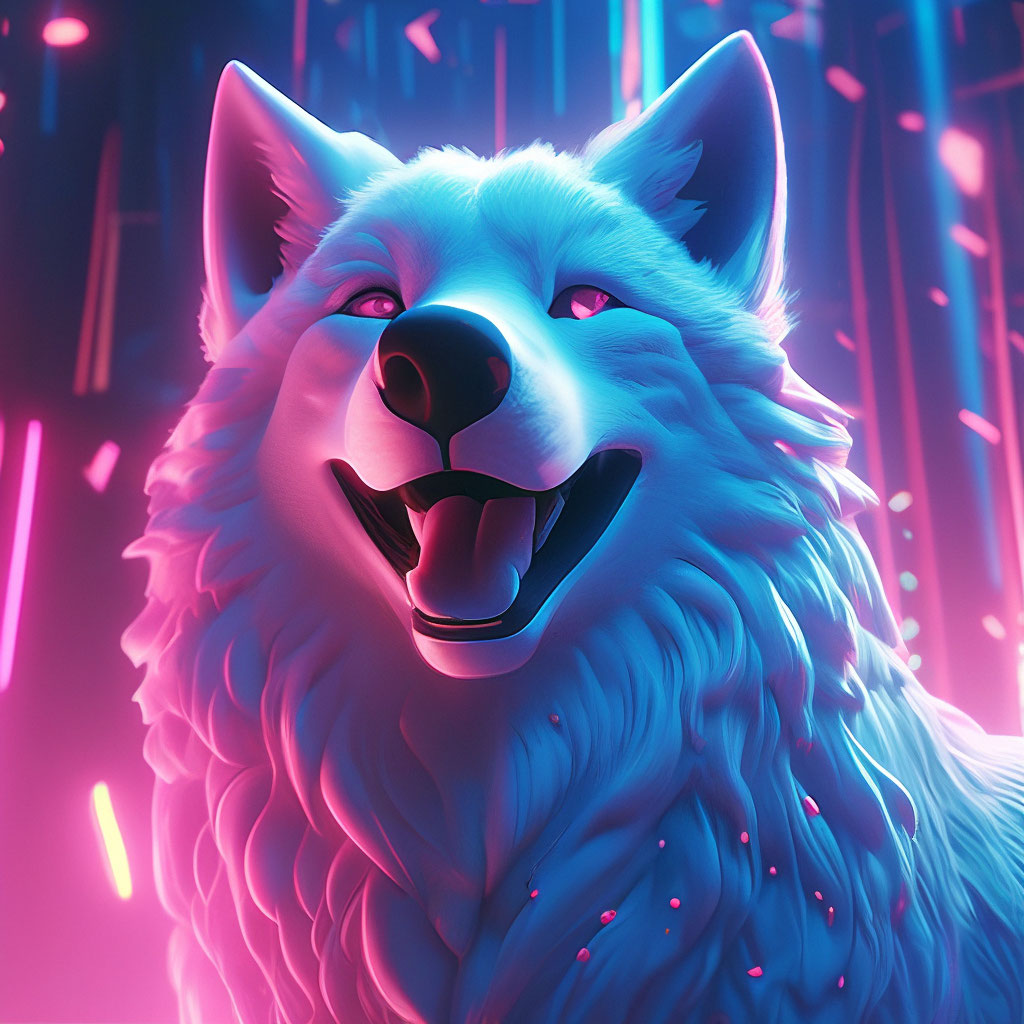 «Happy-Wolf, Аватарка, канал» — создано в Шедевруме