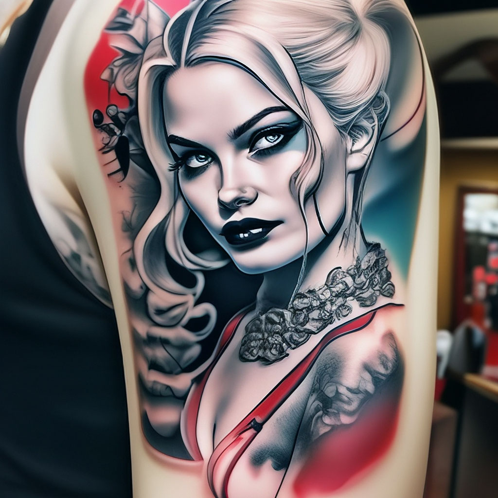 Значок Pyramid: DC: Suicide Squad (Harley Quinn Tattoo) PB - купить в Москве