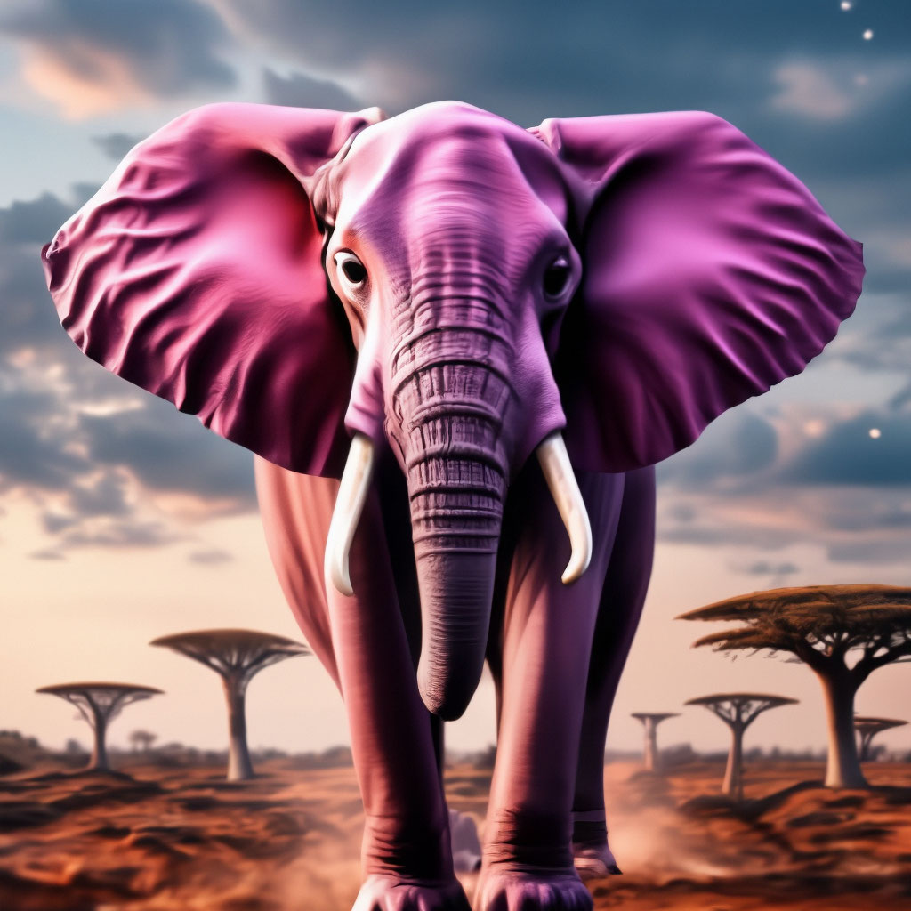 «Где баобабы вышли на склон, жил …» — создано в Шедевруме